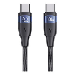 USB кабель Usams US-SJ633 U85, Type-C, 2.0 м., Чорний