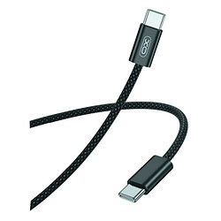 USB кабель XO NB-Q206B, Type-C, 1.0 м., Чорний