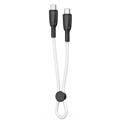 USB кабель XO NB-Q248B Suluo, Type-C, 0.25 м., Білий