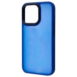 Чохол (накладка) Apple iPhone 11, Wave Matte Colorful Case, Синій