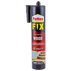 Клей монтажный Pattex Fix Wood белый 385г
