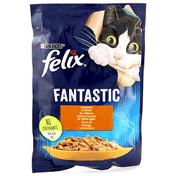 Корм для кішок Felix Fantastic курка пауч 85г