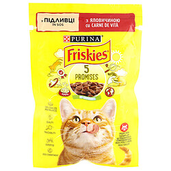 Корм для кошек Friskies Говядина пауч упаковка 85 г