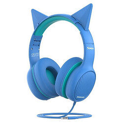 Навушники Promate Simba, Стерео, Блакитний