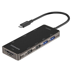 USB Hub USB Promate PrimeHub, Сірий