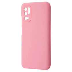 Чехол (накладка) Xiaomi Poco M3 Pro / Redmi Note 10 5G, Wave Full Silicone, Light Pink, Розовый