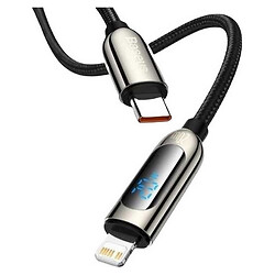 USB кабель Baseus CATLSK-A01 Display Apple iPhone SE 2022 / iPhone 14 Pro Max / iPhone 14 Plus / iPhone 14 Pro / iPhone 14 / iPhone 13 Pro / iPhone 13 Mini / iPhone 13 / iPhone 13 Pro Max / iPhone 12 Mini / iPhone 12 Pro Max, Lightning, 2.0 м., Черный