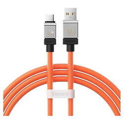 USB кабель Baseus CAKW000707 CoolPlay, Type-C, 2.0 м., Помаранчевий