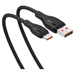 USB кабель Baseus P10355703111-00 Pudding, Type-C, 1.2 м., Черный