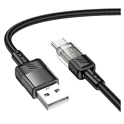USB кабель Hoco U129 Spirit, Type-C, 1.2 м., Чорний