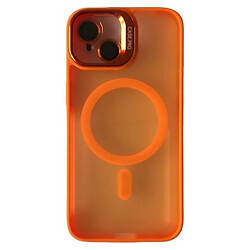 Чехол (накладка) Apple iPhone 12, Matte Fortable Camera Lens, MagSafe, Оранжевый