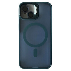 Чохол (накладка) Apple iPhone 13, Matte Fortable Camera Lens, Dark Blue, MagSafe, Синій