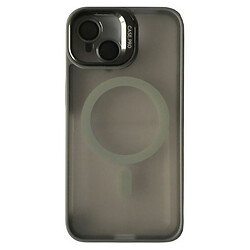 Чохол (накладка) Apple iPhone 15, Matte Fortable Camera Lens, Titanium Grey, MagSafe, Сірий