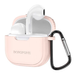 Bluetooth-гарнитура Borofone BW29 Charm, Стерео, Розовый