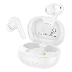 Bluetooth-гарнитура Borofone BW48 Enlighten, Стерео, Белый