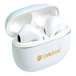 Bluetooth-гарнитура Celebrat W35, Стерео, Белый