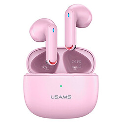 Bluetooth-гарнитура Usams NX10, Стерео, Розовый