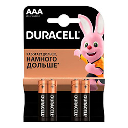 Батарейка Duracell LR03/AAA