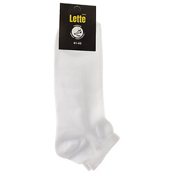 Шкарпетки чоловічі сітка низькі Lette р27-29 білі