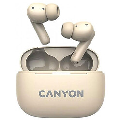 Bluetooth-гарнітура Canyon OnGo TWS-10, Стерео, Бежевий
