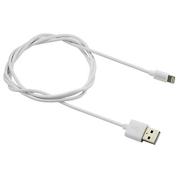 USB кабель Canyon CNS-MFICAB01W Apple iPhone SE 2022 / iPhone 14 Pro Max / iPhone 14 Plus / iPhone 14 Pro / iPhone 14 / iPhone 13 Pro / iPhone 13 Mini / iPhone 13 / iPhone 13 Pro Max / iPhone 12 Mini / iPhone 12 Pro Max, Lightning, 1.0 м., Белый