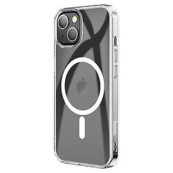 Чохол (накладка) Apple iPhone 15 Plus, Hoco, MagSafe, Прозорий