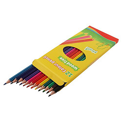 Набір кольорових олівців із фігурним корпусом.