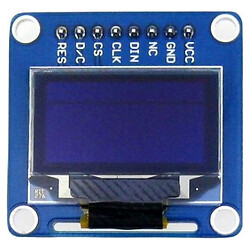 OLED дисплей 0.96" I2C/SPI інтерфейси 128x64 (жовто-синій) від Waveshare