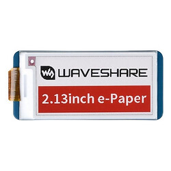 Дисплей триколірний Waveshare E-Ink HAT 2.13" 250x122 для Raspberry Pi
