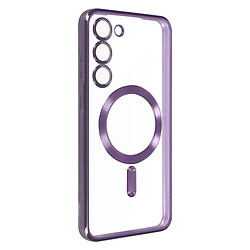 Чехол (накладка) Samsung Galaxy S24, Fashion Full Camera, MagSafe, Фиолетовый