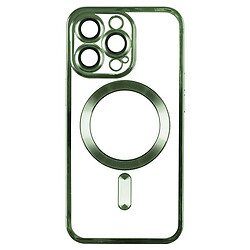 Чохол (накладка) Apple iPhone 13 Pro Max, Metallic Full Camera Matte, MagSafe, Зелений