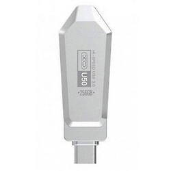 USB Flash XO U50, 256 Гб., Стальной