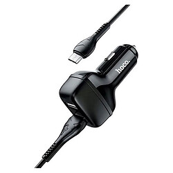 СЗУ Hoco N5, С кабелем, MicroUSB, 2.4 A, Черный