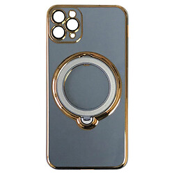 Чохол (накладка) Apple iPhone 11 Pro, Glitter Shining Holder, MagSafe, Синій