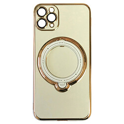 Чехол (накладка) Apple iPhone 11 Pro Max, Glitter Shining Holder, MagSafe, Белый