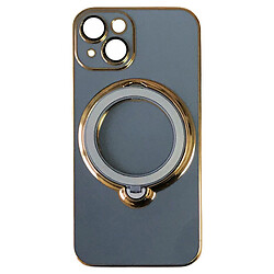 Чохол (накладка) Apple iPhone 13, Glitter Shining Holder, MagSafe, Синій