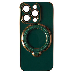 Чохол (накладка) Apple iPhone 13 Pro, Glitter Shining Holder, MagSafe, Зелений