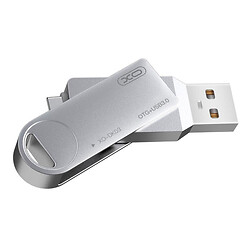 USB Flash XO DK03, 128 Гб., Серебряный