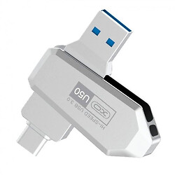 USB Flash XO U50, 256 Гб., Серебряный