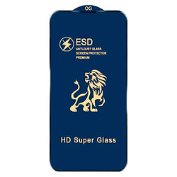 Защитное стекло Apple iPhone 15 / iPhone 15 Pro, ESD Anti-Dust, Черный