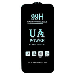Защитное стекло Apple iPhone 13 / iPhone 13 Pro / iPhone 14, UA Power, Черный