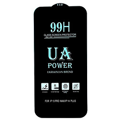 Захисне скло Apple iPhone 13 / iPhone 13 Pro / iPhone 14, UA Power, Чорний