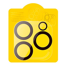 Защитное стекло камеры Apple iPhone 15 Pro / iPhone 15 Pro Max, Hoco, 3D, Черный