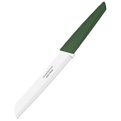 Нож кухонный для хлеба TRAMONTINA LYF зеленый 178 мм