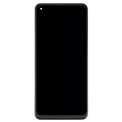 Дисплей (экран) OPPO Realme 10, Original (PRC), С сенсорным стеклом, С рамкой, Черный