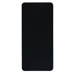 Дисплей (екран) Samsung M526 Galaxy M52, High quality, З сенсорним склом, З рамкою, Чорний