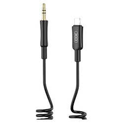 AUX кабель XO NB-R255B, Type-C, 1.0 м., 3.5 мм., Черный