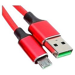 USB кабель XO NB143, MicroUSB, 1.0 м., Червоний