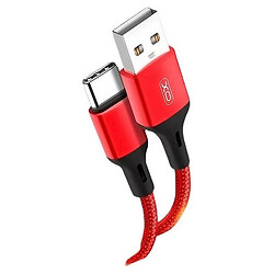 USB кабель XO NB143, Type-C, 1.0 м., Красный