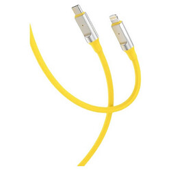 USB кабель XO NB251, MicroUSB, 1.0 м., Желтый